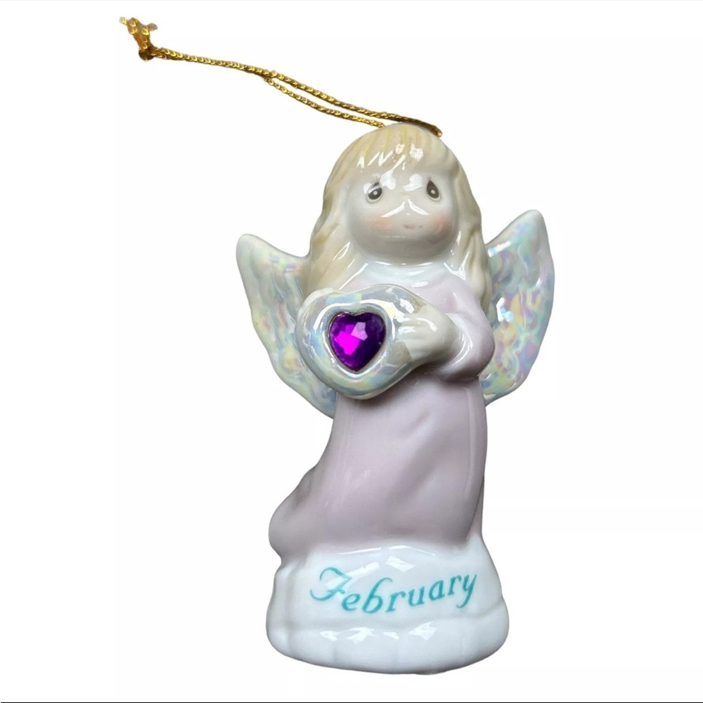 February - precious moments ornament- Vintage